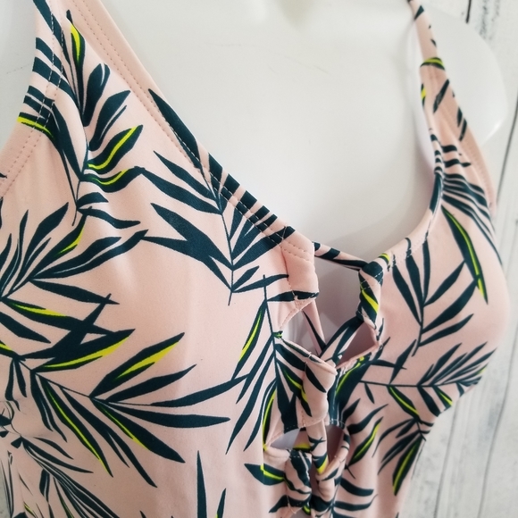 Pink & Palm Swim One Piece NWOT - Picture 3 of 8
